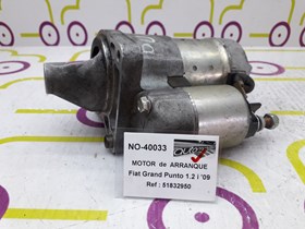 Motor de Arranque Fiat Grand Punto 1.2 i 65 Cv de 2009 - Ref OEM :  51832950